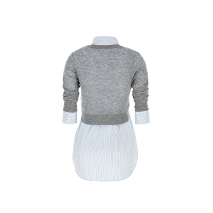 MAYFEYR - Alexander Wang - Button Up With Sheer Crewneck - 1KC3261082030