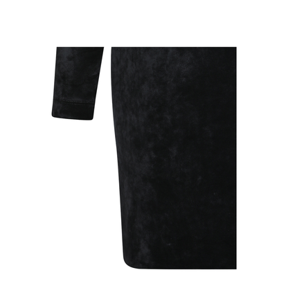 Sweetheart Neckline Dress In Velvet Jersey