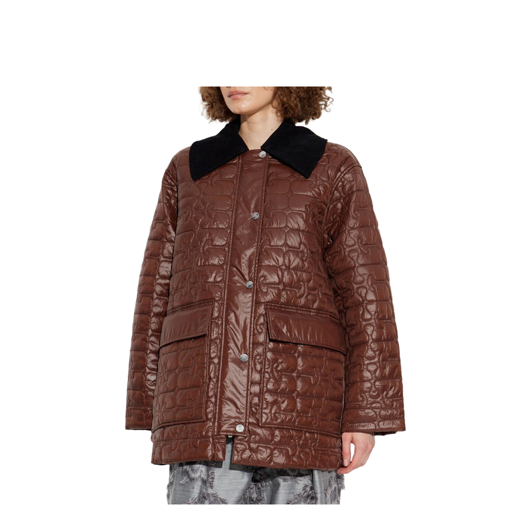 Brown Recycled Nylon Jacket