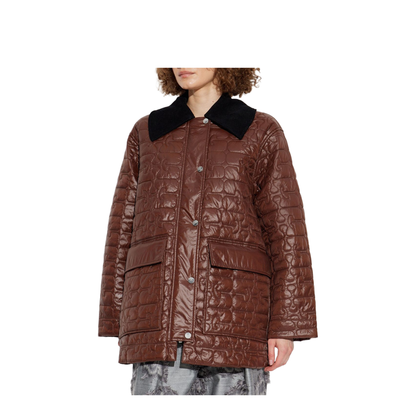 Brown Recycled Nylon Jacket