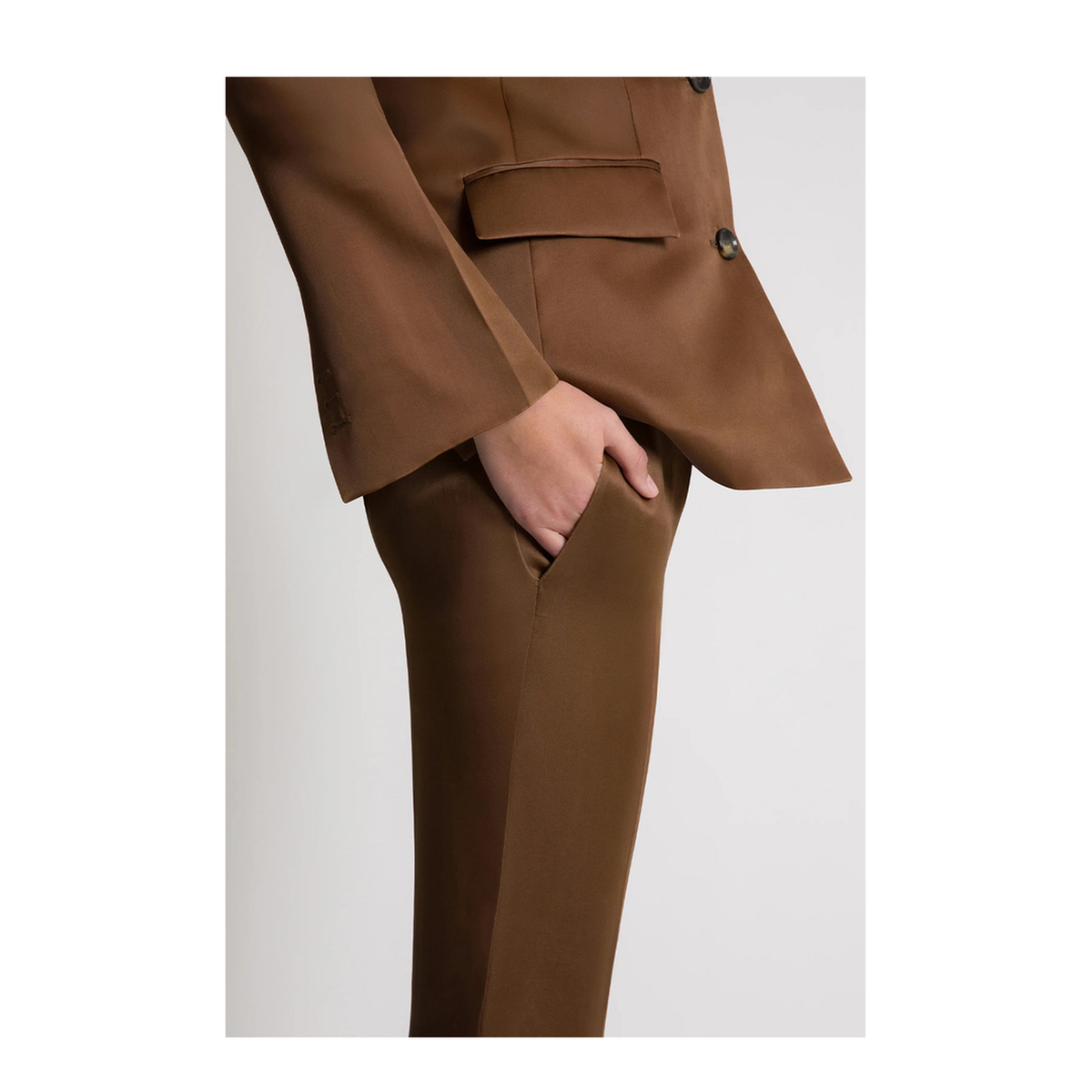 MAYFEYR - ALBERTA FERRETTI - Brown Trousers - A030801190096
