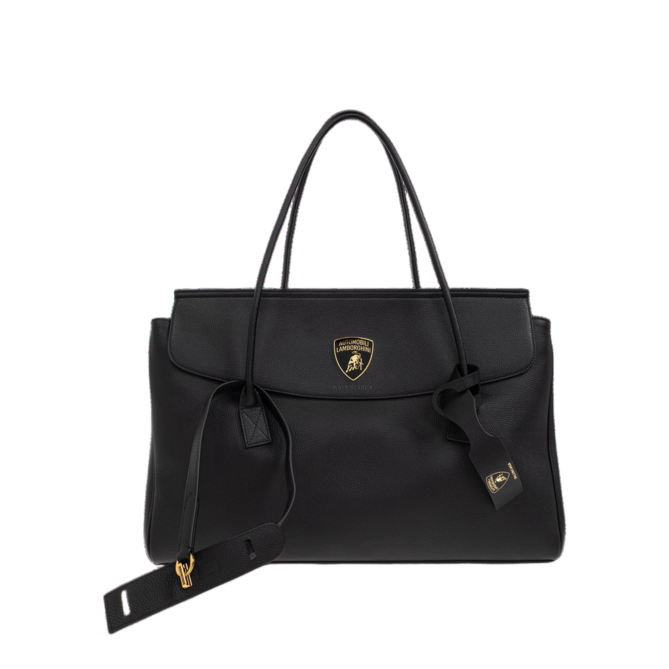 Carrie Calfskin Tote Bag - Black – MAYFEYR