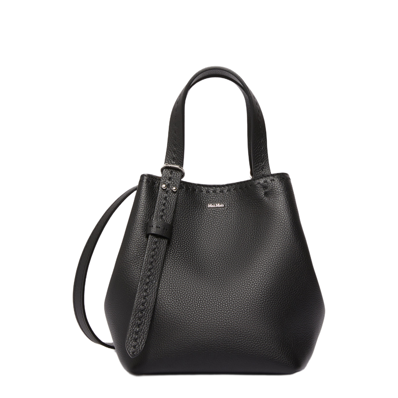 Extra-small leather Archetipo bag, black