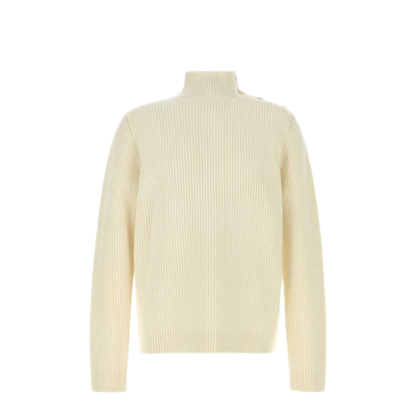 MAYFEYR - Prada - Ivory Wool Sweater - UMR664SOOO1VI6F0009