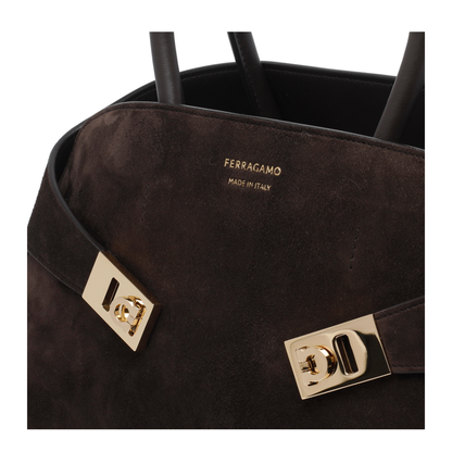 Medium Suede HUG Handbag