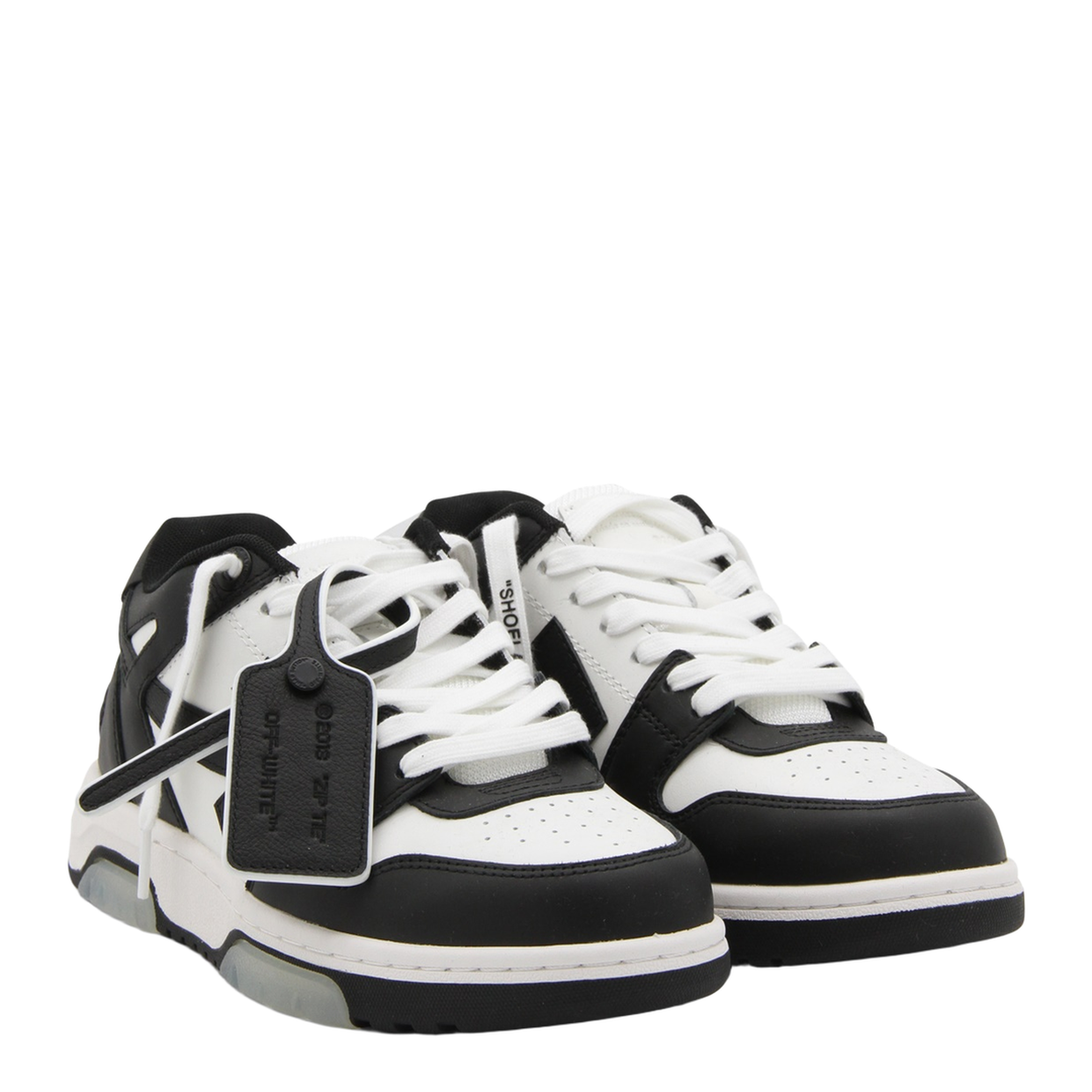 Out Of Office Leather Sneakers - Black