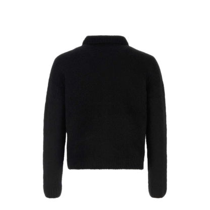 MAYFEYR - Dries Van Noten - Black Alpaca Blend Moro Cardigan - 2620212304709900