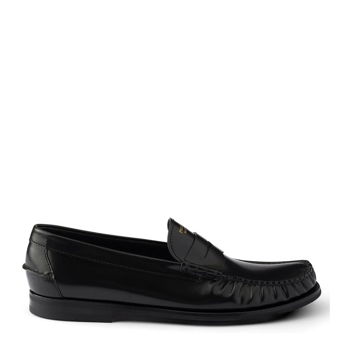 Black Leather Loafers