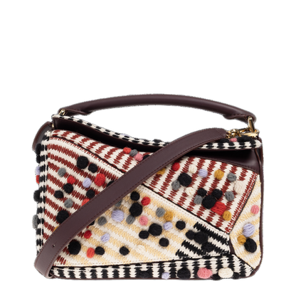 Puzzle Dotted Small Handheld Bag