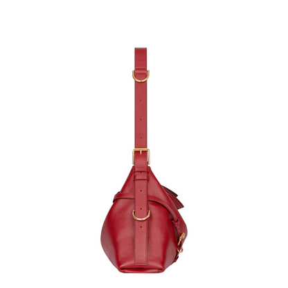 Medium Voyou Bag in Shiny Leather
