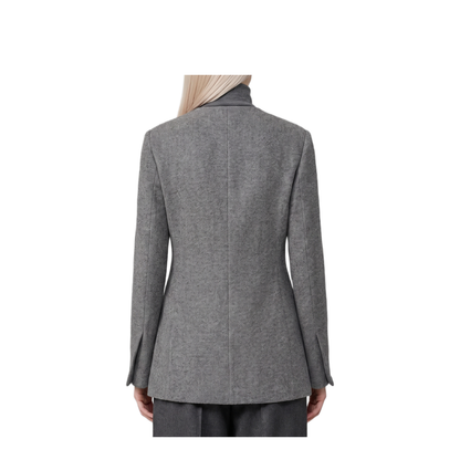 MAYFEYR - Max Mara - Dark Grey Crew Neck Falla Jacket - 262104609260010313025