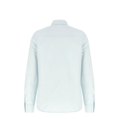 Pointed Collar Shirt Blue