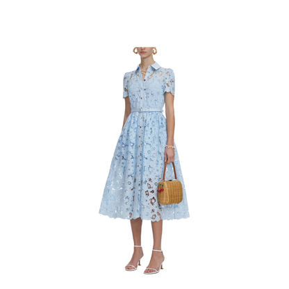 MAYFEYR - Self Portrait - Clear Blue Dress - AC26-024M-BLBLUE