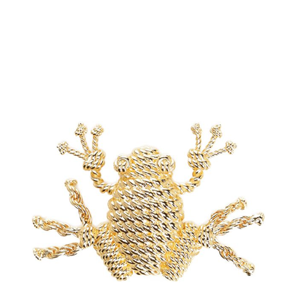 Metal Frog Brooch