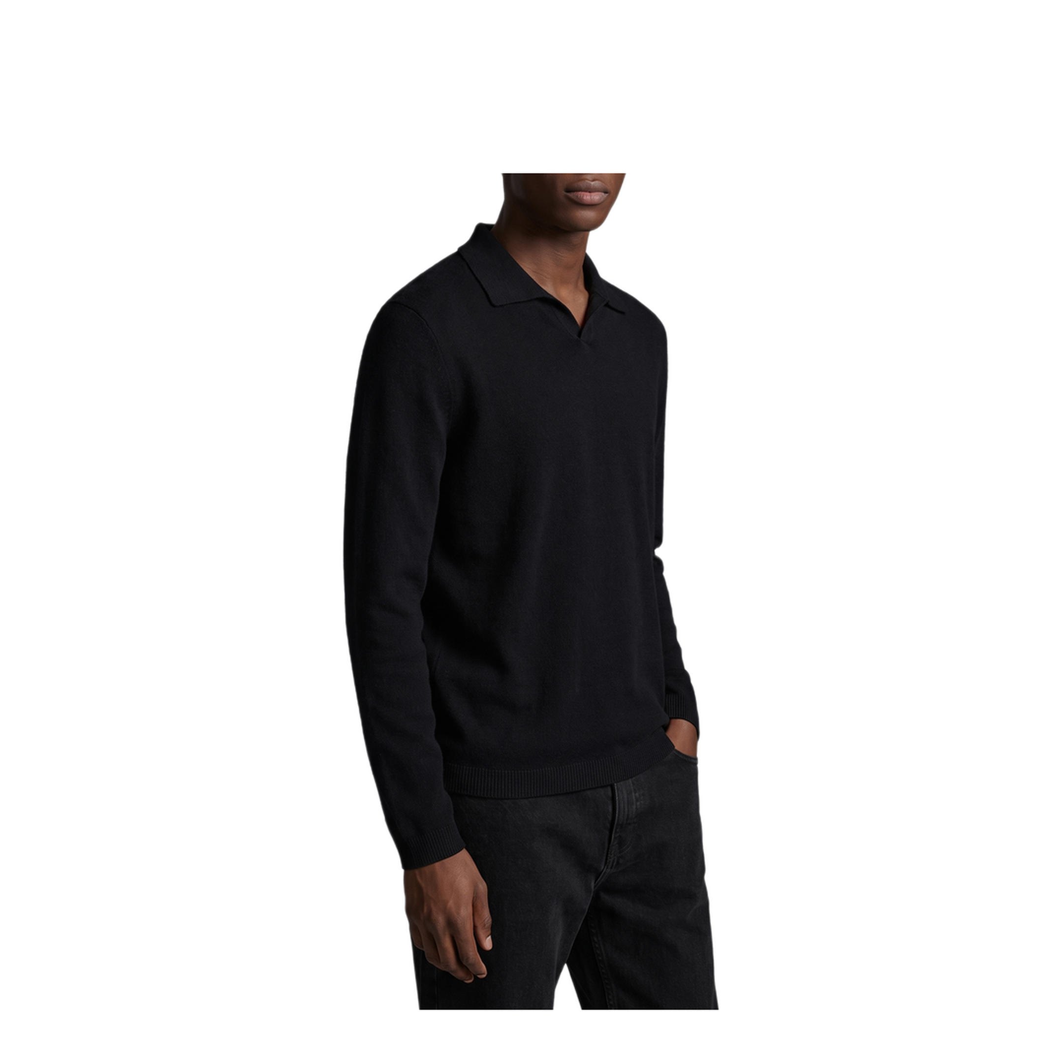 MAYFEYR - The Row - Black Ripley Polo Shirt - R000411Y166BLK