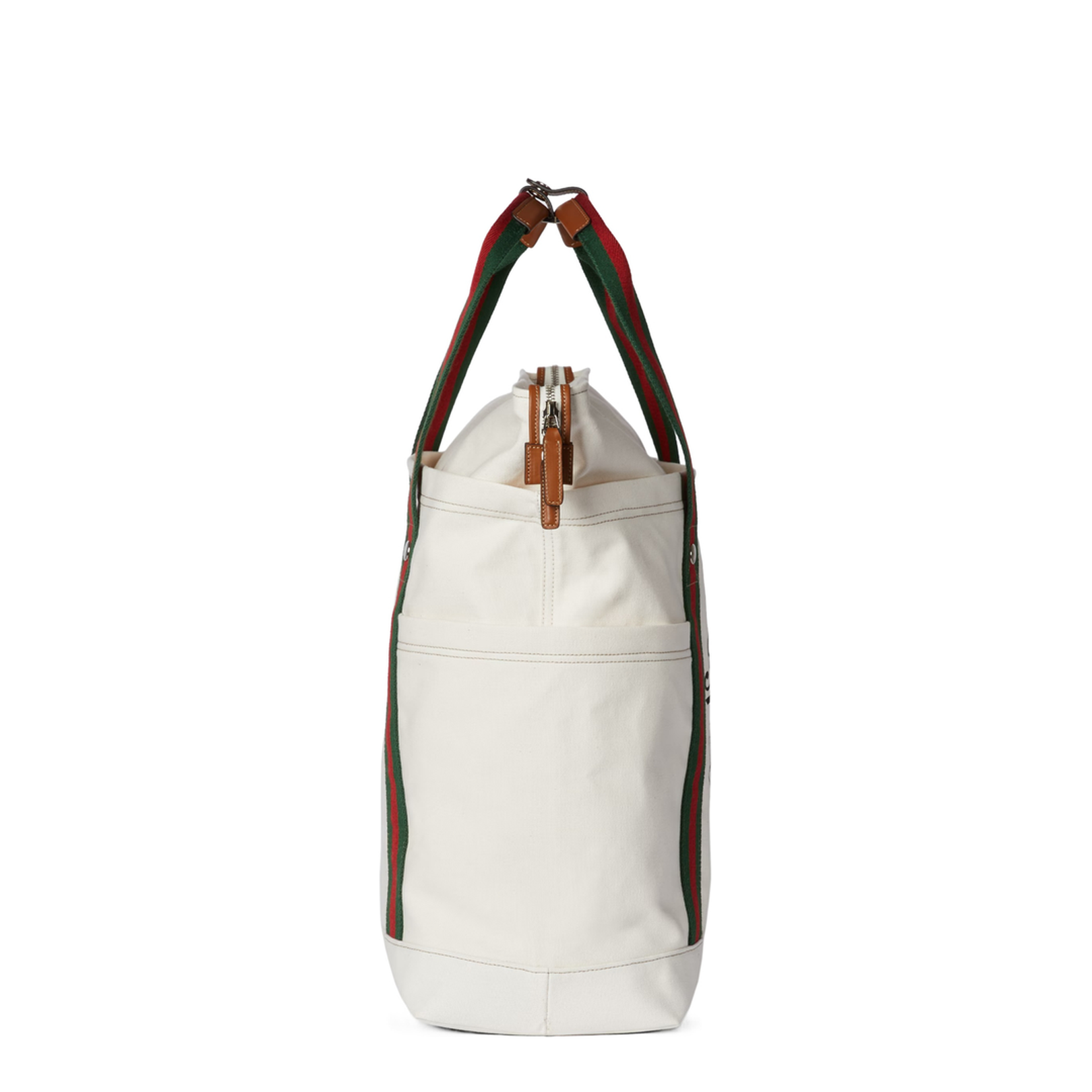 Printed Canvas Large Tote Bag