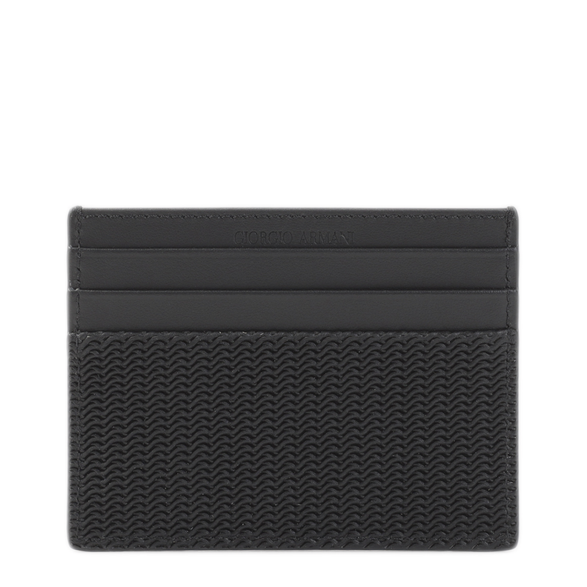MAYFEYR - GIORGIO ARMANI - Textured Leather Card Holder - GM004653AF24569UC001