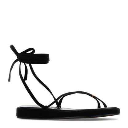 MAYFEYR - Tory Burch - Black Suede Capri Sandals - 169841001