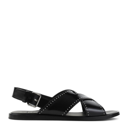 MAYFEYR - CHURCH`S - Stud Embellished Crossover Flat Sandals - DX01189EMF0AAB