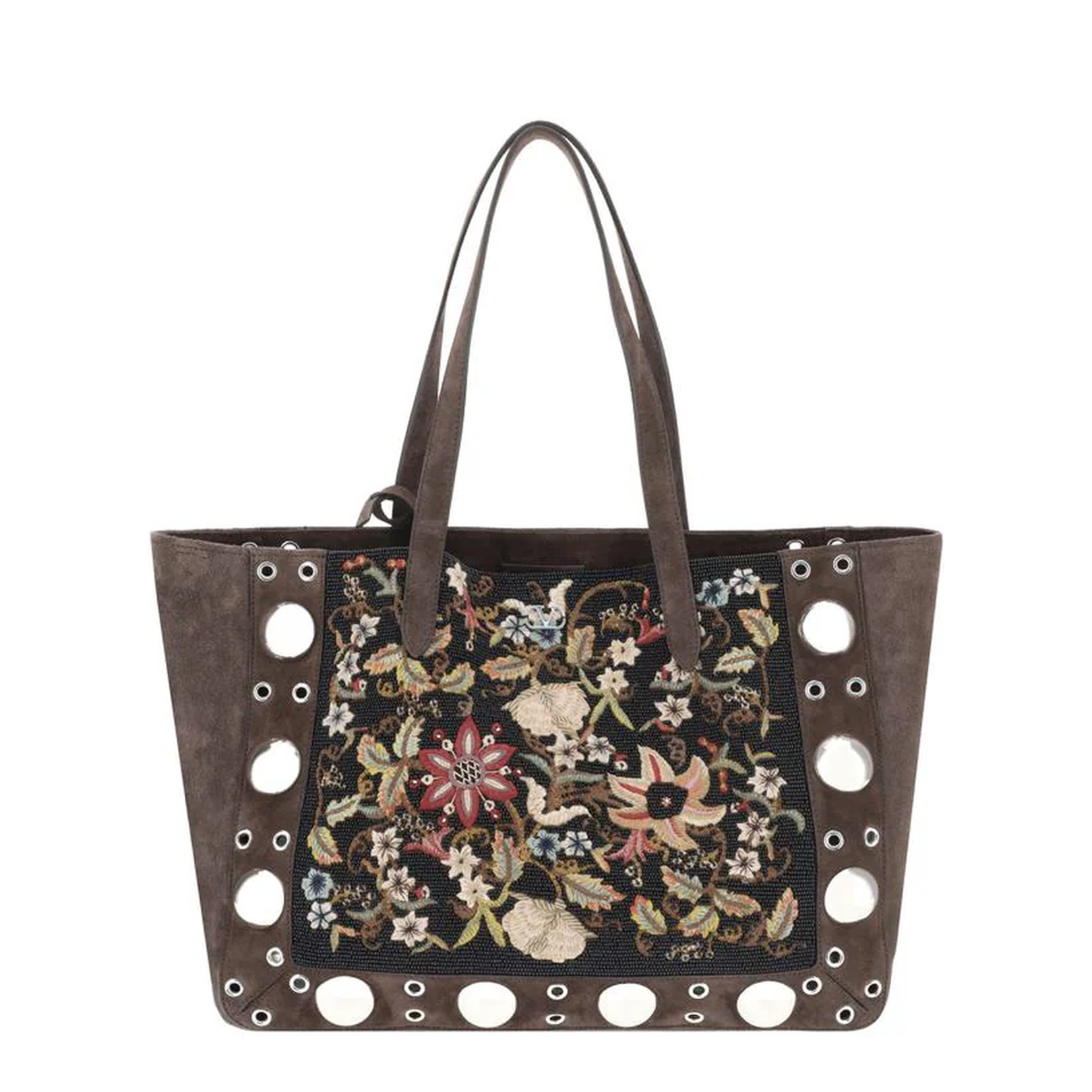 Floral Embroidered Nellcote Tote Bag