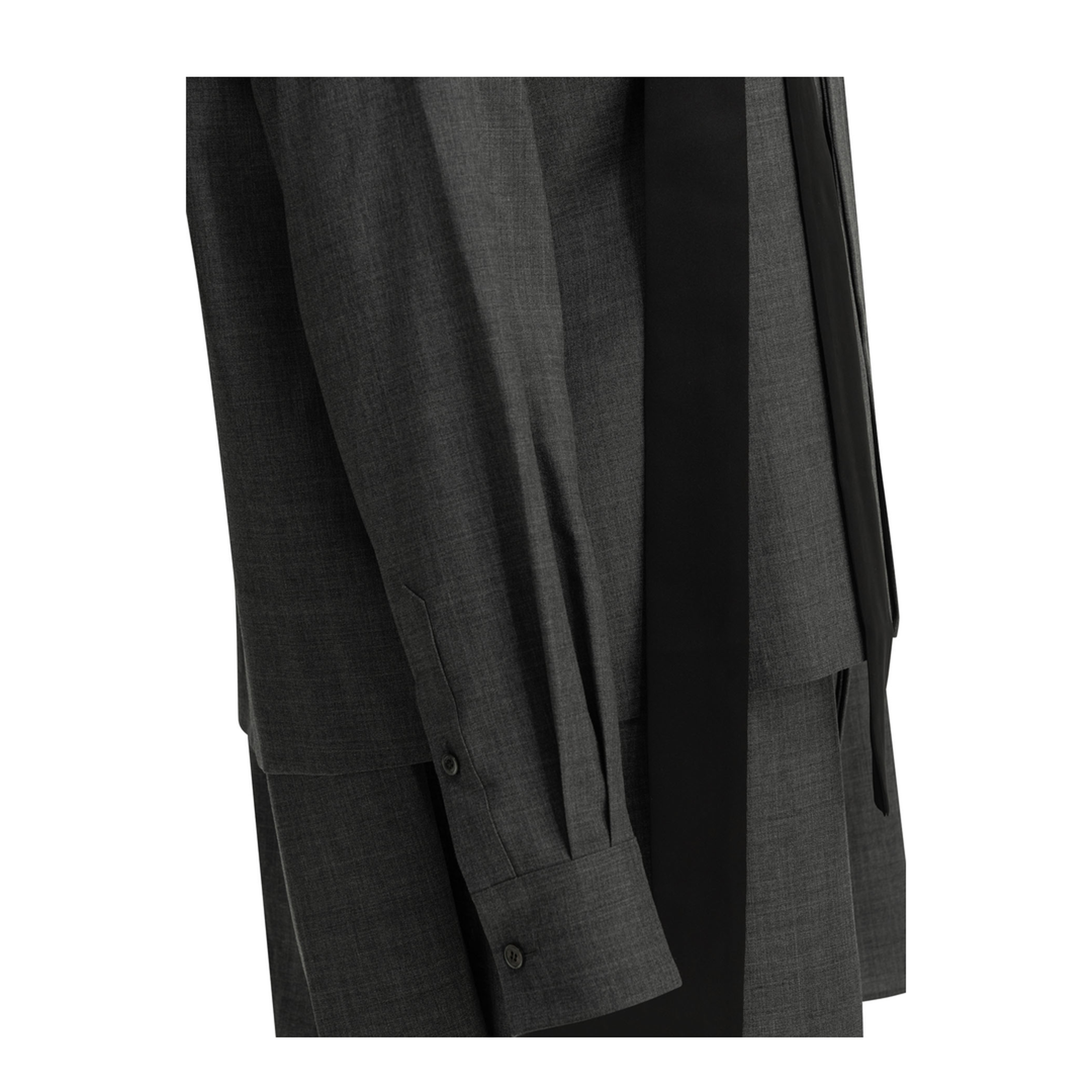 MAYFEYR - Sacai - Short Wool Shirtdress - 2608566301