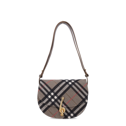 Small Bridle Check Jacquard Bag