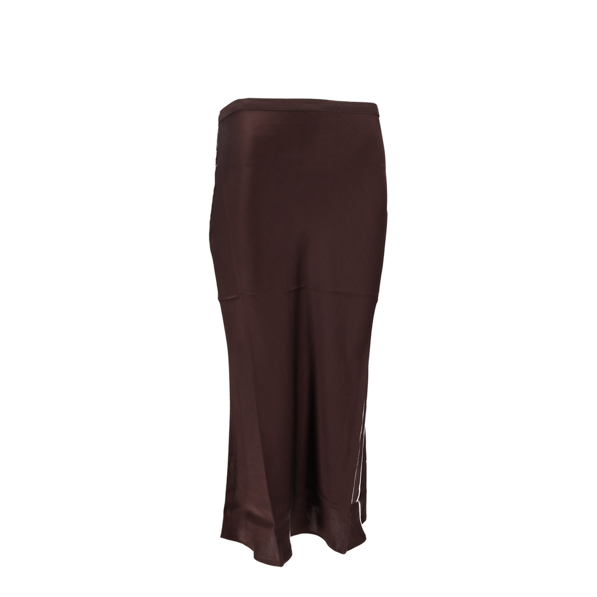 MAYFEYR - Anine Bing - Bar Silk Skirt Deep Brown - A044001BWN43