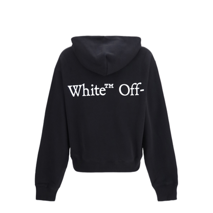 MAYFEYR - Off-White - Bookish Scarf Hoodie - OMBB12NF26FLE00900001