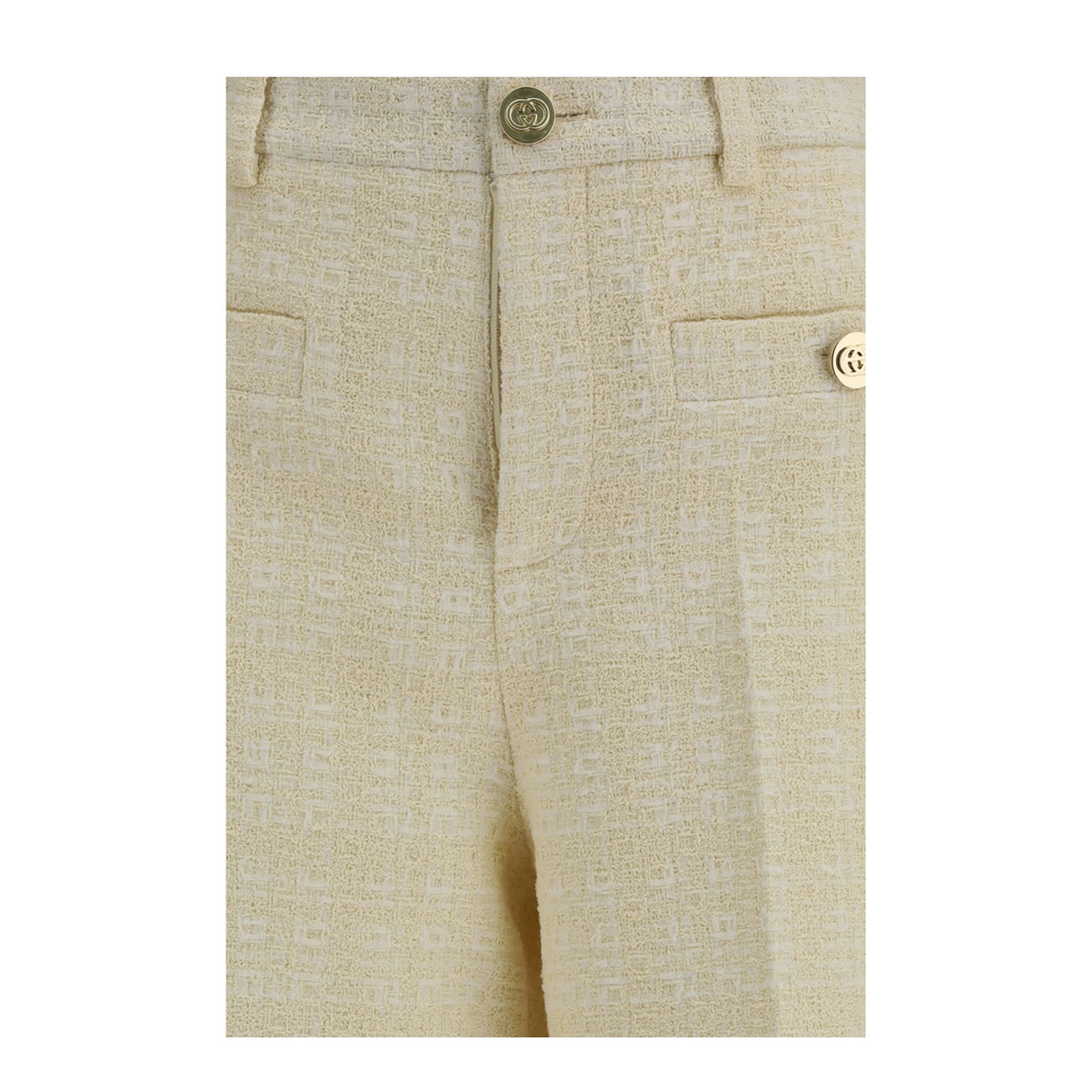 MAYFEYR - Gucci - Cotton Tweed Check Pants - 856087ZAUB6