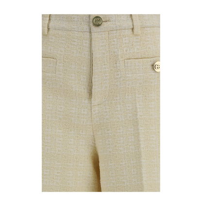 MAYFEYR - Gucci - Cotton Tweed Check Pants - 856087ZAUB6