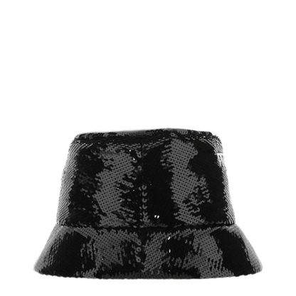 MAYFEYR - Prada - Black Sequins Bucket Hat - 1HC1372D0GF0967