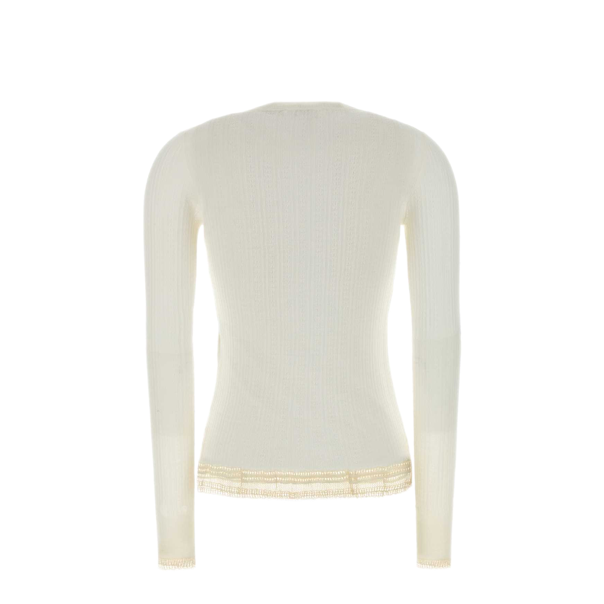MAYFEYR - Chloè - Ivory Wool Sweater - CH27SMP83885107