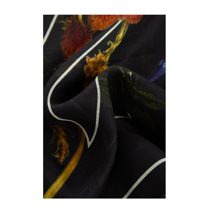 Floral-Print Scarf