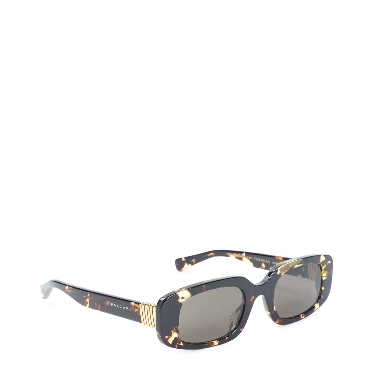 MAYFEYR - BVLGARI EYEWEAR - Tubogas Spotted Havana Rectangular Sunglasses - BV40084IHAVANA
