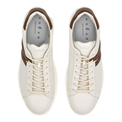 MAYFEYR - Hogan - Sneakers H580 Brown Ivory - HXM5800DV42UXS828G