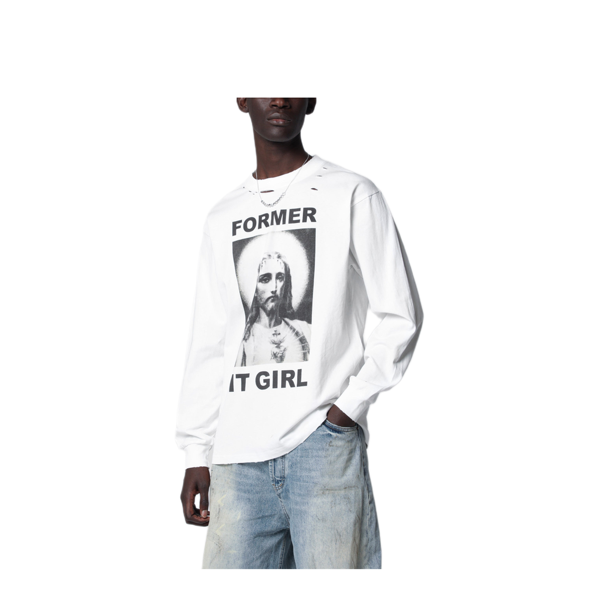 MAYFEYR - DAGGER - Former It Girl Long Sleeve T Shirt - 10009COVW