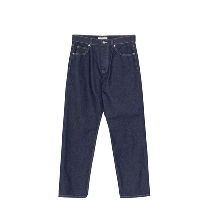 Indigo Blue Denim Straight Leg Jeans