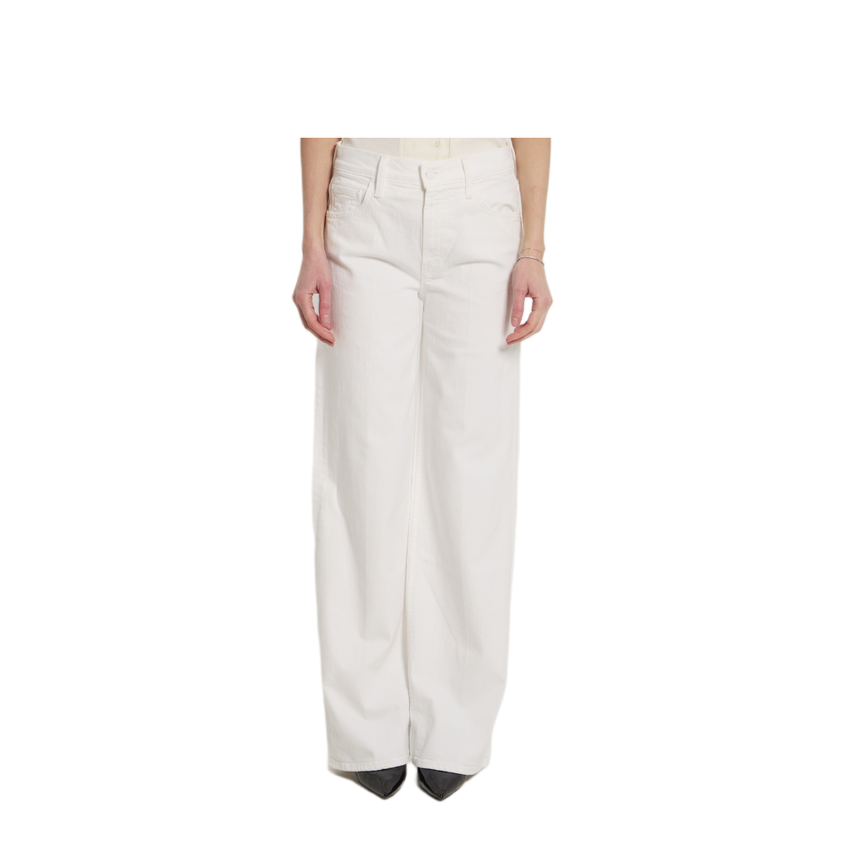 MAYFEYR - Mother - The Rerun Zip Sneak Jeans - 12488544TNN