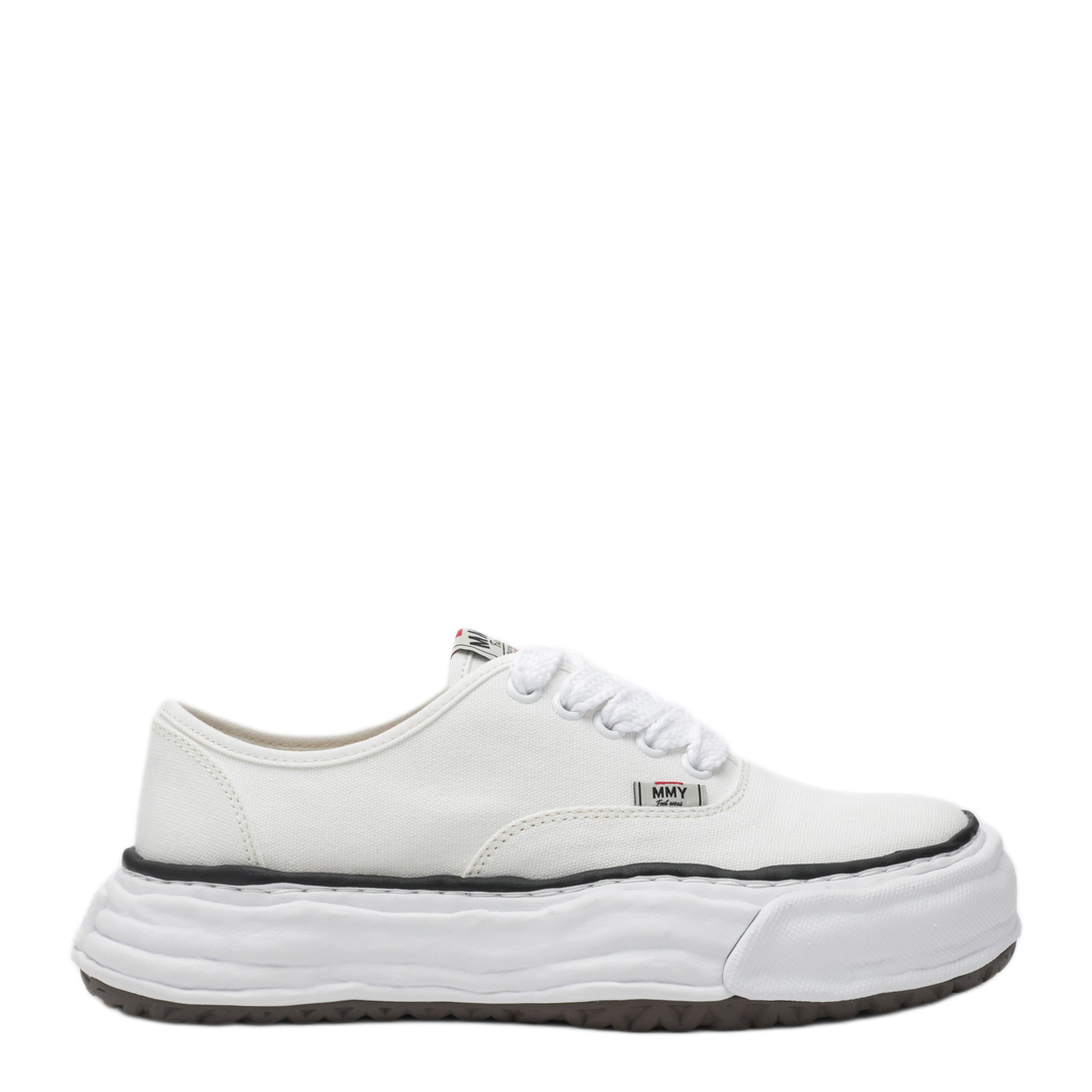 MAYFEYR - Maison MIHARA YASUHIRO - Baker Sneakers In White Canvas - A16FW704COWHT
