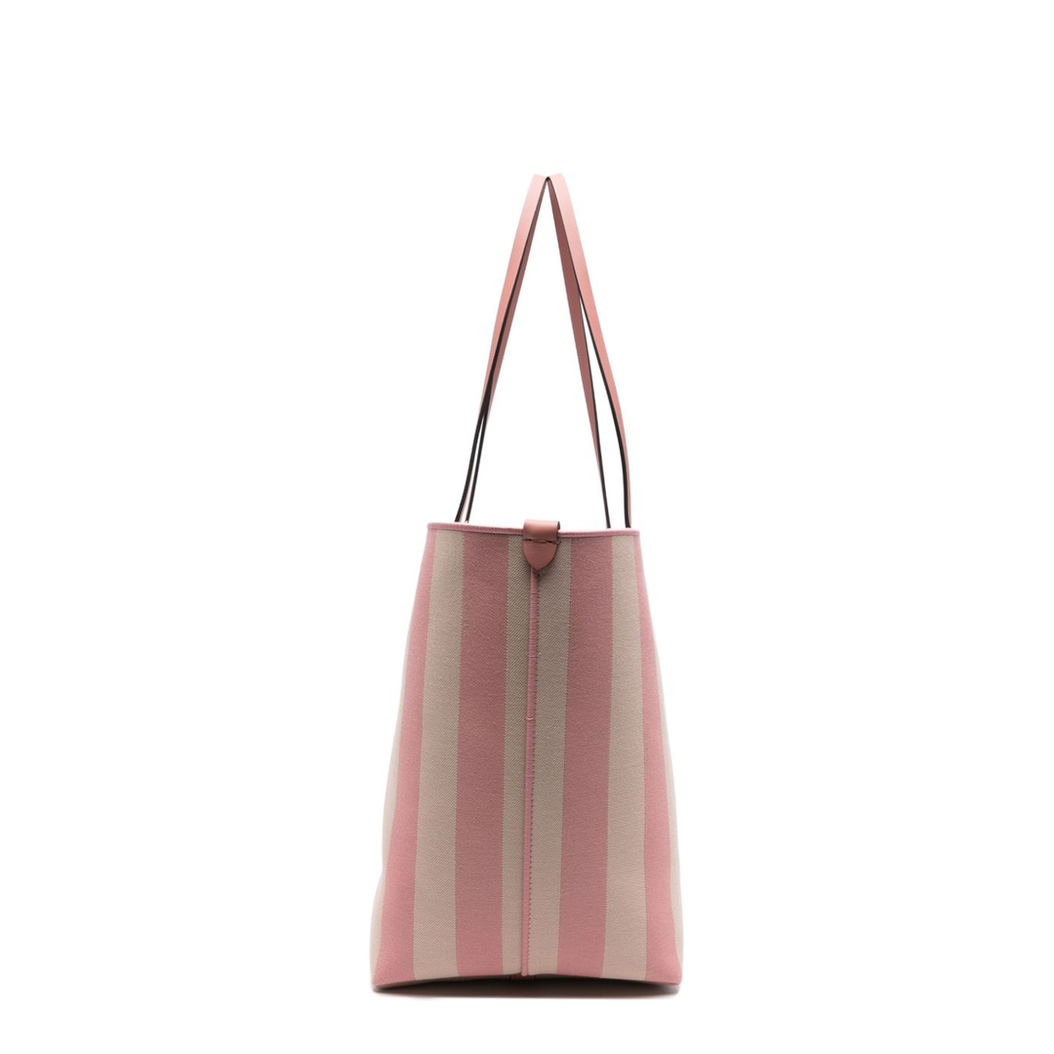 Roll Large Canvas Tote Bags - Pastel pink