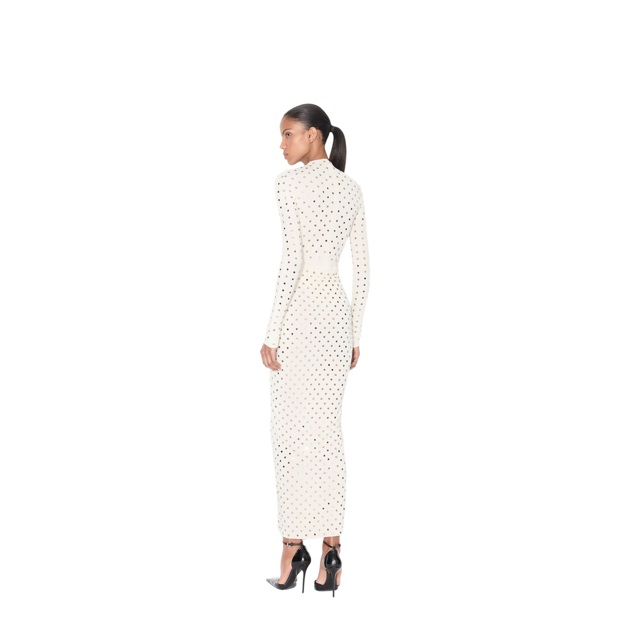 MAYFEYR - Alaia - Draped Fluid Strass Jersey Dress - AA9R2916X096C