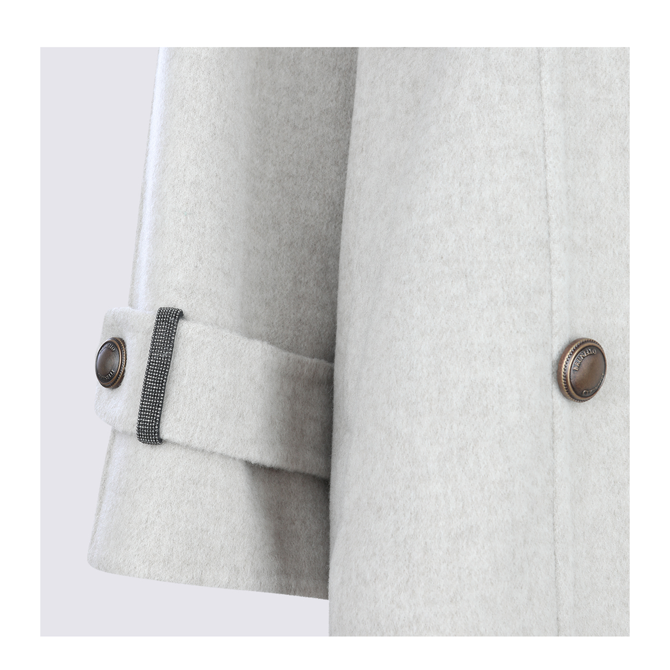 Wool & Cashmere Coat Beige