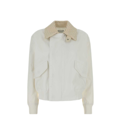 MAYFEYR - Bottega Veneta - Cotton Jacket White - 869436V6KO09000