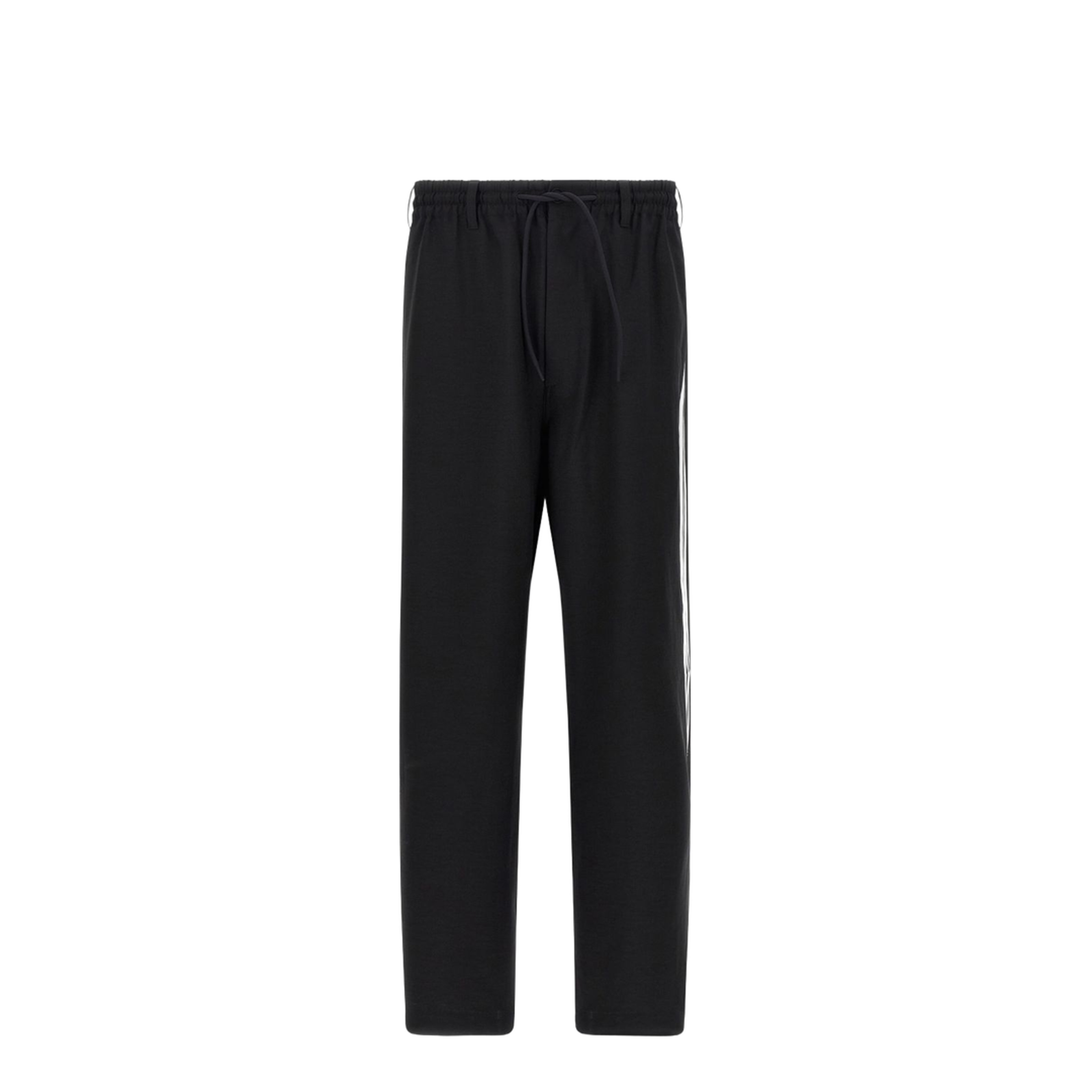 Black Drawstring Fastening Wide Leg Trousers