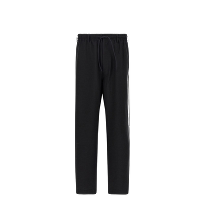 Black Drawstring Fastening Wide Leg Trousers