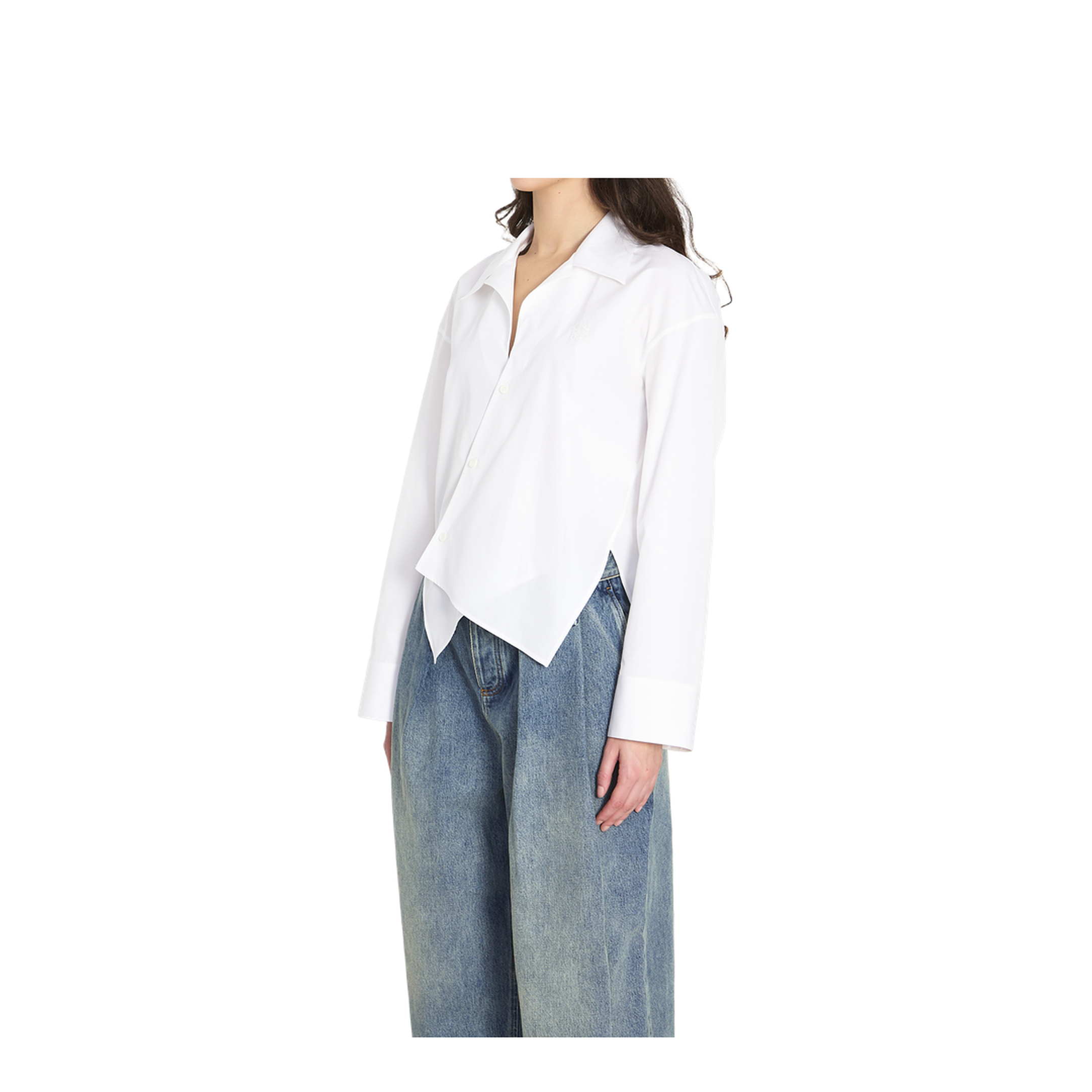 Asymmetric Cotton Shirt