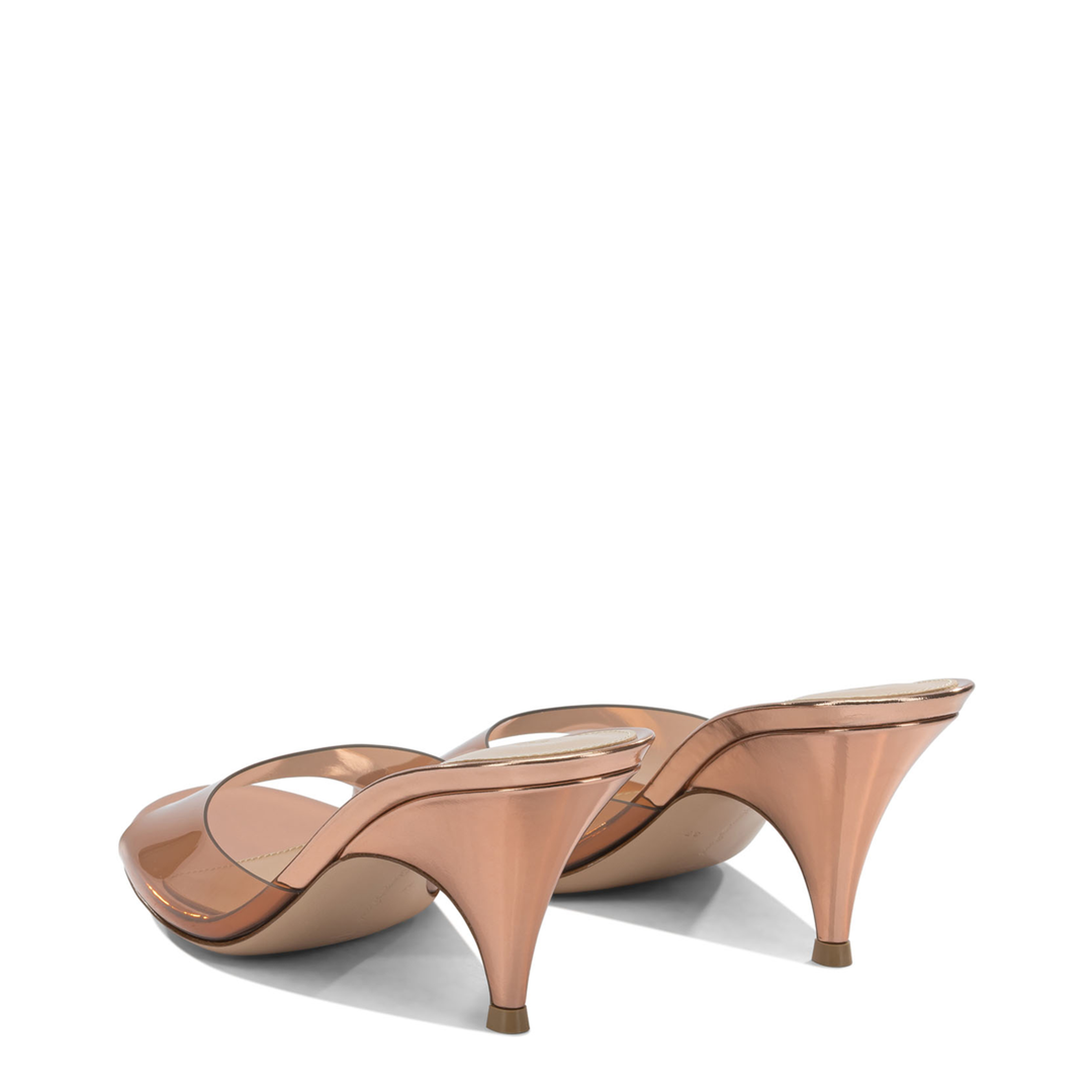 MAYFEYR - Gianvito Rossi - Sofia 70 Mm Mules - G1018470RICROSEGOLD