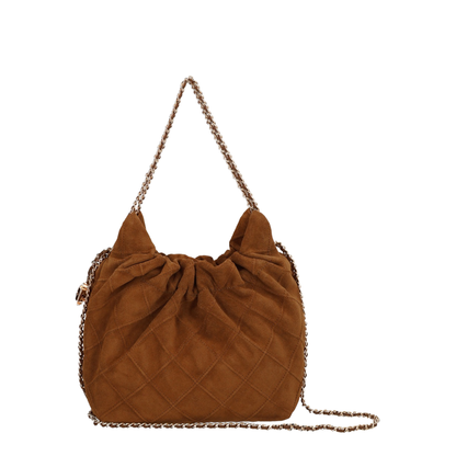 Small Chain-Strap Tote Bag