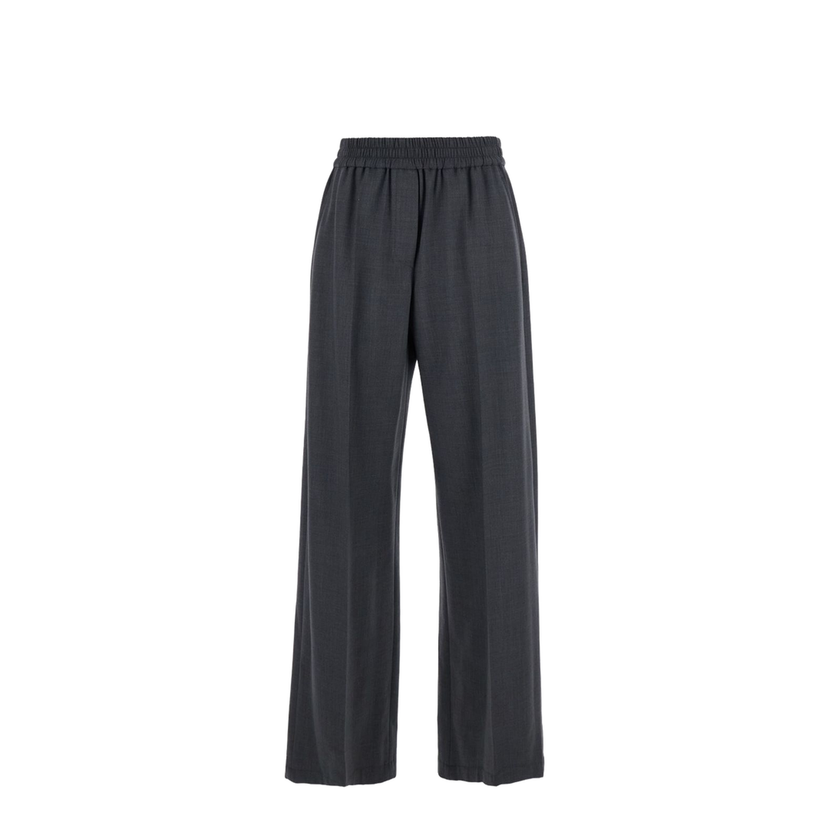 Wool Wide-Leg Trousers