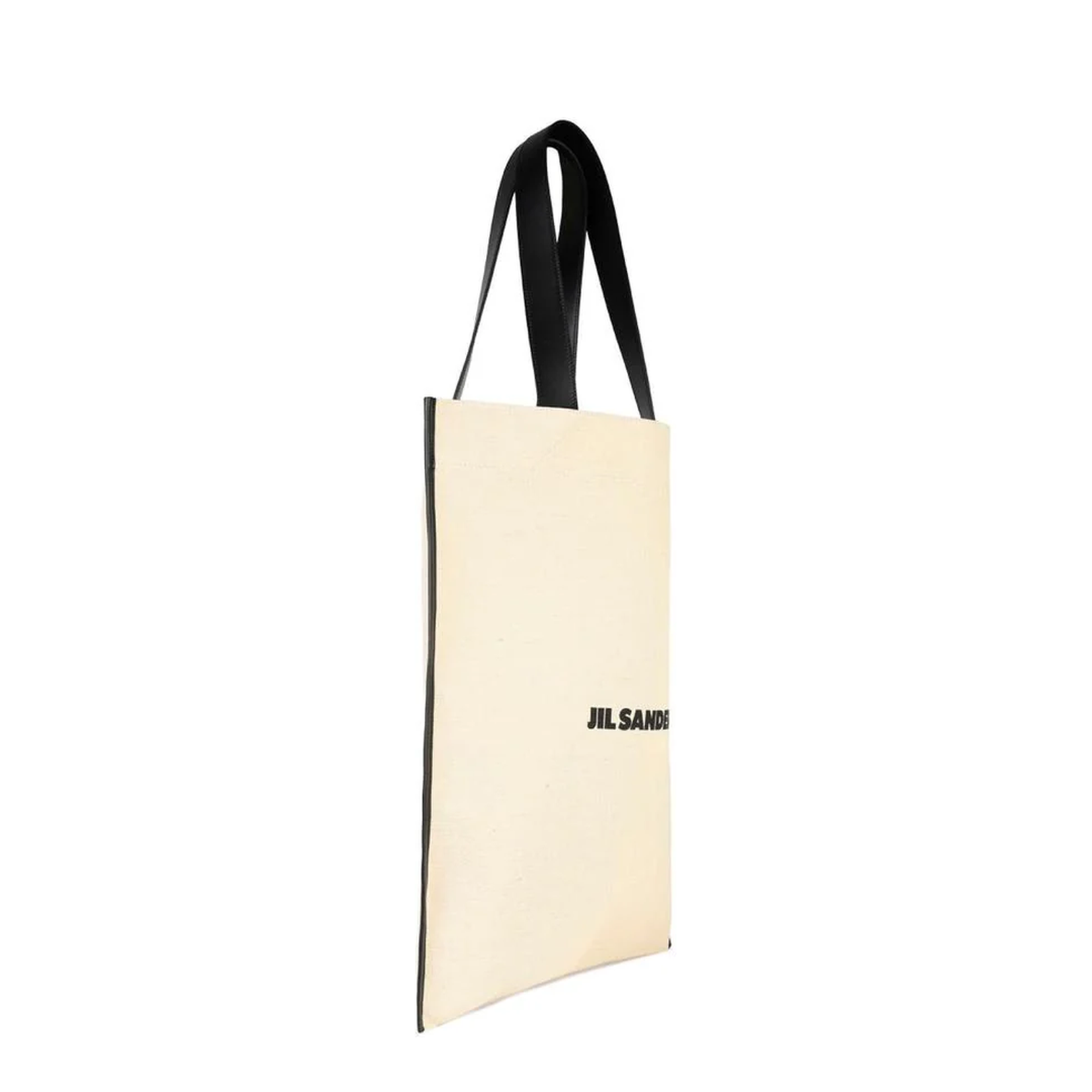 Beige Canvas Shopping Bag